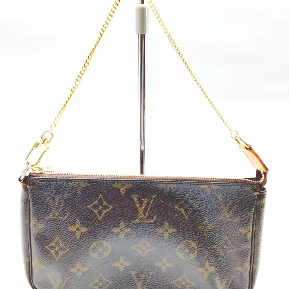 Louis Vuitton Brown Monogram Pochette Accessory